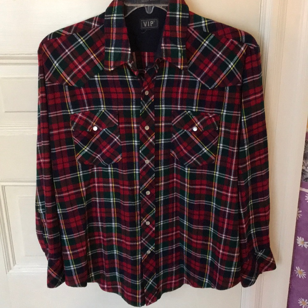 Vintage Snap Up Flannel